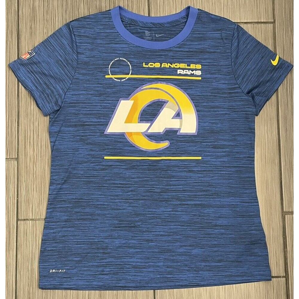 Nike Mens Royal Los Angeles Rams Sideline Velocity Legend Performance T-Shirt M